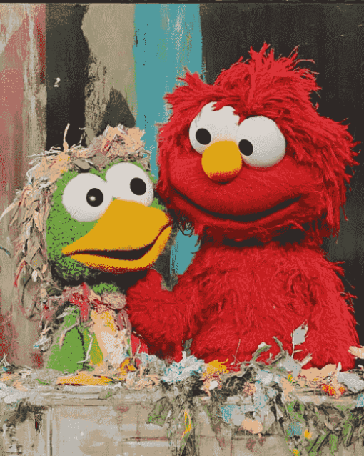 Elmo and Karli Muppets Diamond Painting