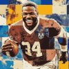 Emmitt Smith Famous Footballer Diamond Painting