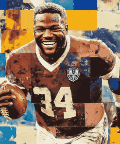 Emmitt Smith Famous Footballer Diamond Painting