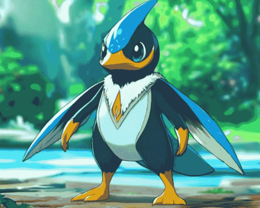 Empoleon Pokemon Anime Diamond Painting