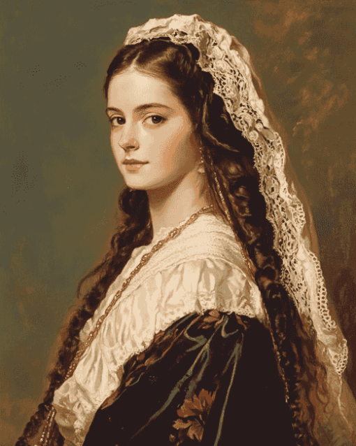 Empress Elisabeth Vintage Diamond Painting