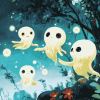 Enchanted Kodama Anime Diamond Painting