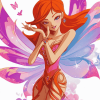 Enchanting Bloom Winx Fantasy Diamond Painting