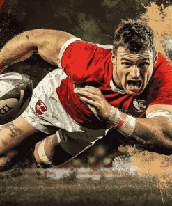 England Rugby Player Diamond Painting