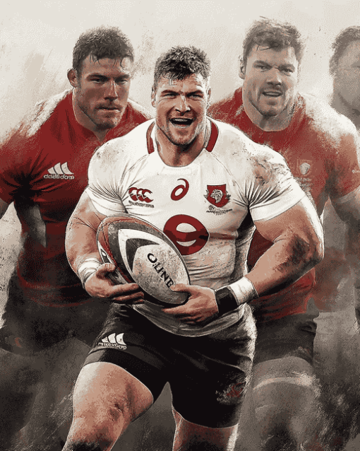 England Rugby Stars Diamond Painting