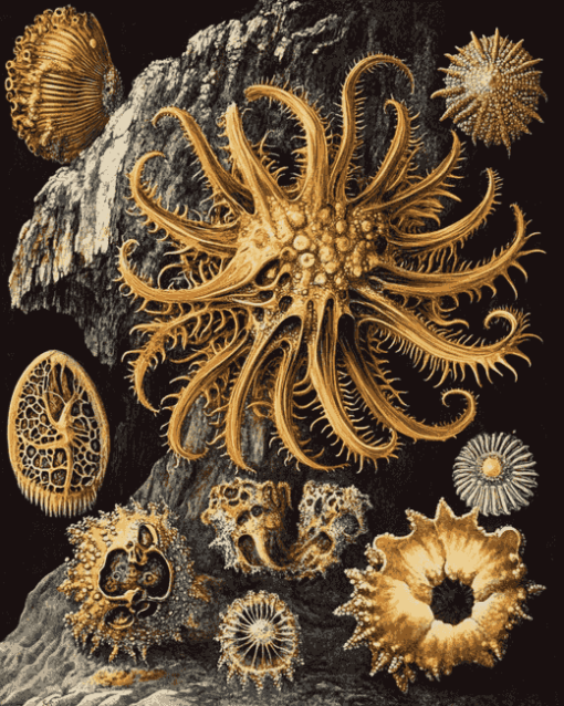 Ernst Haeckel Masterpieces Diamond Painting