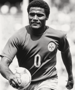 Eusebio Da Silva Football Legend Diamond Painting