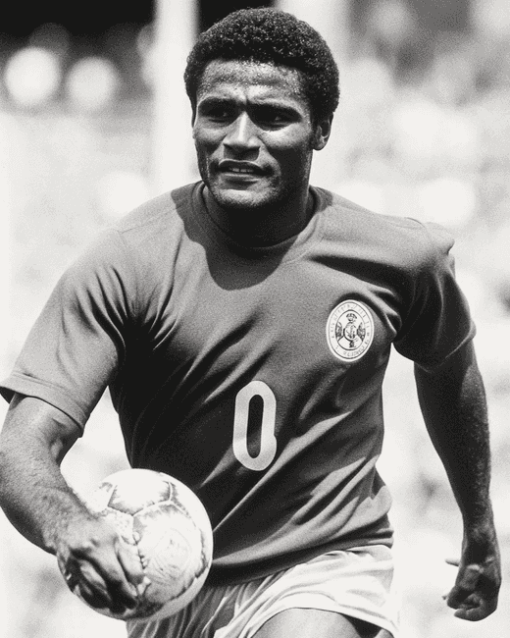 Eusebio Da Silva Football Legend Diamond Painting