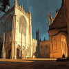 Exeter Cathedral Elegance Diamond Painting