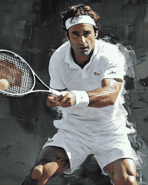 Fabrice Santoro Sports Legend Diamond Painting