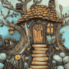 Fairy House Fantasy Diamond Painting