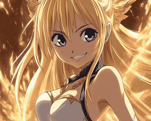 Fairy Tail Lucy Heartfilia Diamond Painting