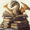 Fantasy Dragon Book Diamond Painting