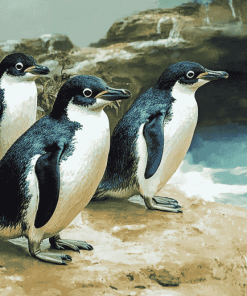 Fantasy Fairy Penguins Diamond Painting