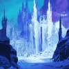 Fantasy Ice Palace Animation Diamond Painting