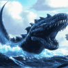 Fantasy Sea Serpent Diamond Painting