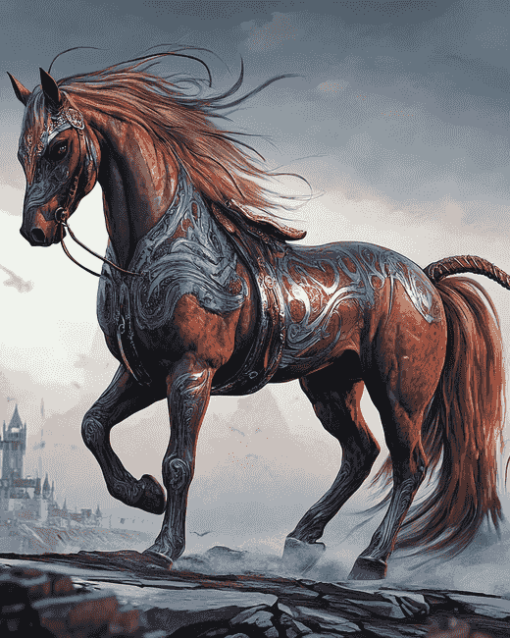 Fantasy Sleipnir Animation Diamond Painting