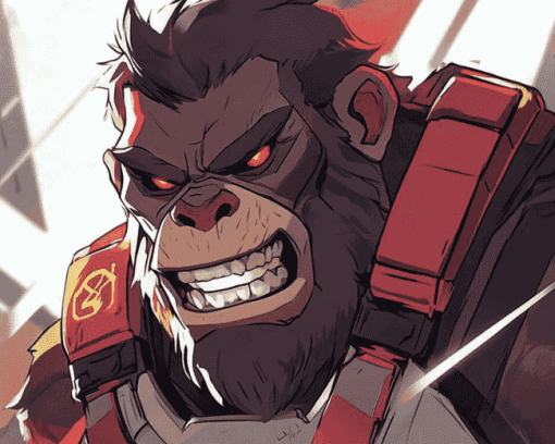 Fantasy Winston Overwatch Diamond Painting