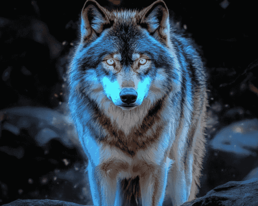 Fantasy Wolf Art Diamond Painting