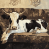 Farmhouse Cow Relaxation Diamond Painting