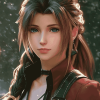 Final Fantasy Aerith Diamond Painting