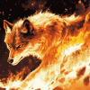 Fire Wolf Art Diamond Painting