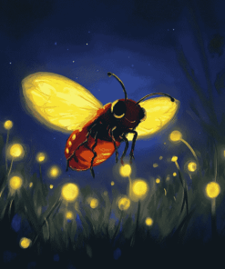 Firefly Cartoons Diamond Painting