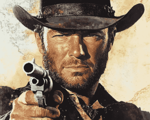 Fistful Of Dollars Film Diamond Painting