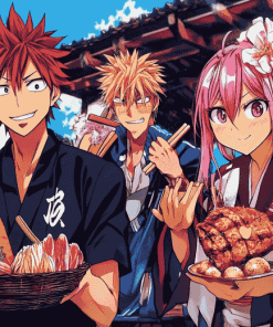 Food Wars Anime Diamond Painting