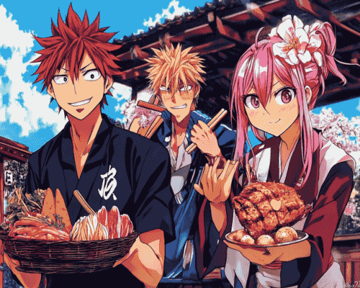 Food Wars Anime Diamond Painting