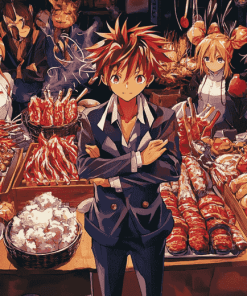 Food Wars Anime Diamond Painting