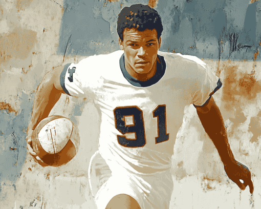 Football Legend Gale Sayers Diamond Painting