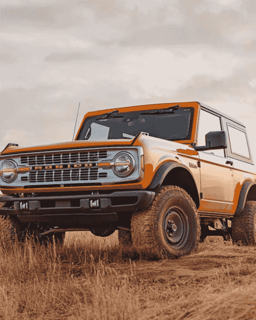 Ford Bronco Engine Diamond Painting