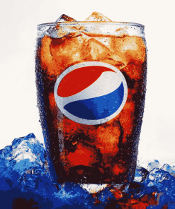 Frozen Pepsi Beverage Diamond Painting