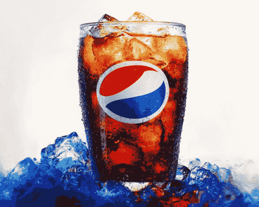 Frozen Pepsi Beverage Diamond Painting