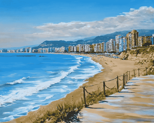 Fuengirola Seaside Diamond Painting