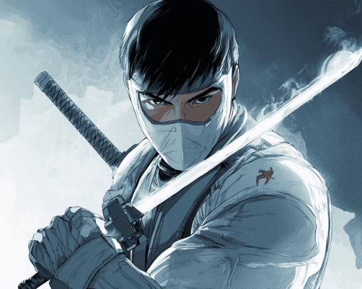 GI-Joe Storm Shadow Animation Diamond Painting