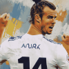 Gareth Bale Famous Footballer Diamond Painting