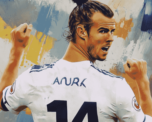 Gareth Bale Famous Footballer Diamond Painting