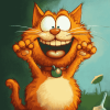 Garfield Cartoon Cat Diamond Painting