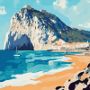 Gibraltar Beaches Diamond Painting