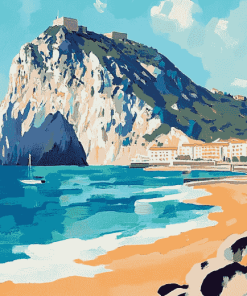 Gibraltar Beaches Diamond Painting