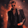 Glimpse of Crowley Good Omens Diamond Painting