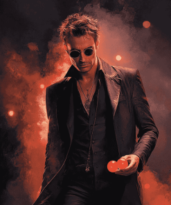 Glimpse of Crowley Good Omens Diamond Painting