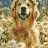 Golden Retrievers Puppy Diamond Painting