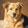 Golden Shepherd Puppies Diamond Painting