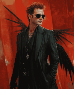 Good Omens Crowly Diamond Painting