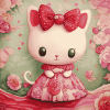 Gorgeous Hello Kitty Diamond Painting