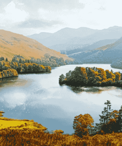 Grasmere Lake Landscape Diamond Painting