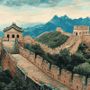 Great Wall of China Landscape Diamond Painting